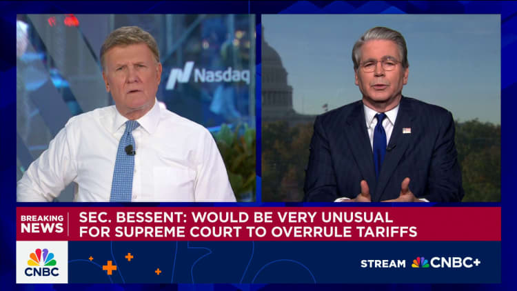 Treasury Sec. Scott Bessent on tariffs: Other authorities can be used depending on SCOTUS ruling