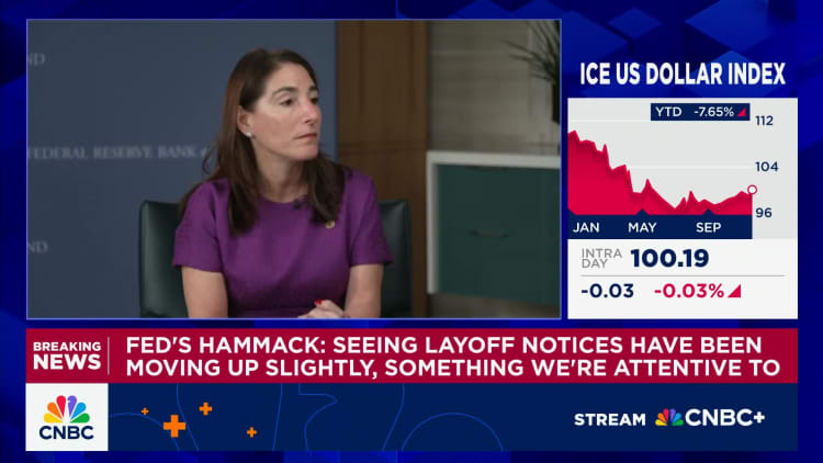 Watch CNBC's full interview with Federal Reserve Bank of Cleveland President Beth Hammack