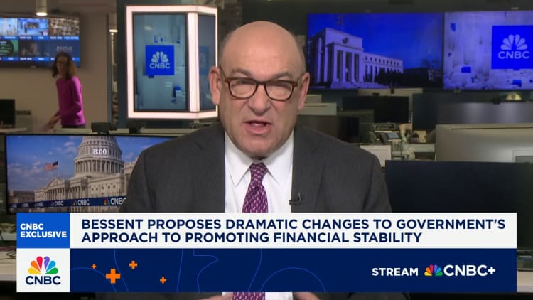 Bessent proposes dramatic changes to government's approach to promoting financial stability